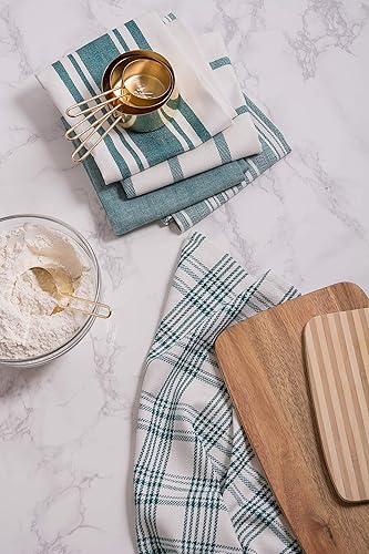 Miniatura 6 de Trapo de cocina DII grande y ultraabsorbente, de calidad profesional, para uso diario, 5 unidades de 18 x 28 pulgadas, color gris