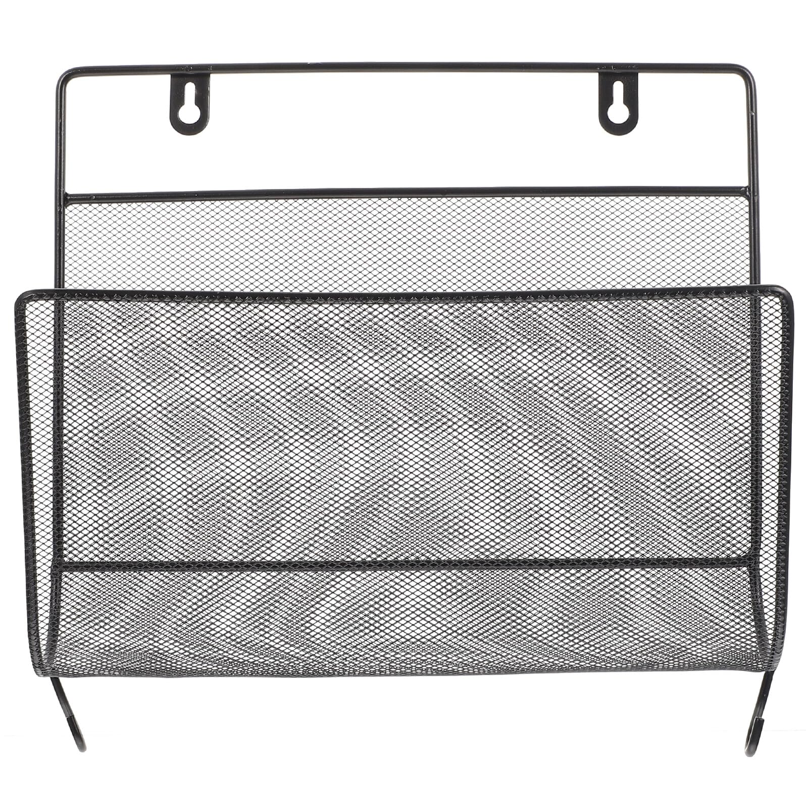 Étagère murale en fer noir compacte ifundom pour rangement maison