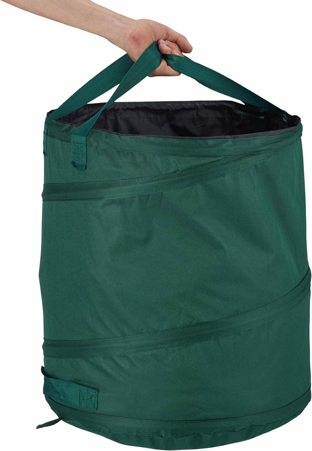 Sacchetti Per Prato E Foglie In Tessuto Intrecciato – 125/270 Litri, Manici Robusti, Autoportanti, Pieghevoli - 2