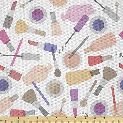 Vista 86 de Lunarable The Yard, tela de dulces de la yarda, deliciosos macarrones, magdalenas, magdalenas, azúcar, sabroso, delicioso, acuarela, tela