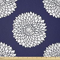 Vista 159 de Lunarable The Yard, tela de mariposa de The Yard, colorido patrón de insectos con alas para primavera, diseño de dibujos animados, tela de Morado