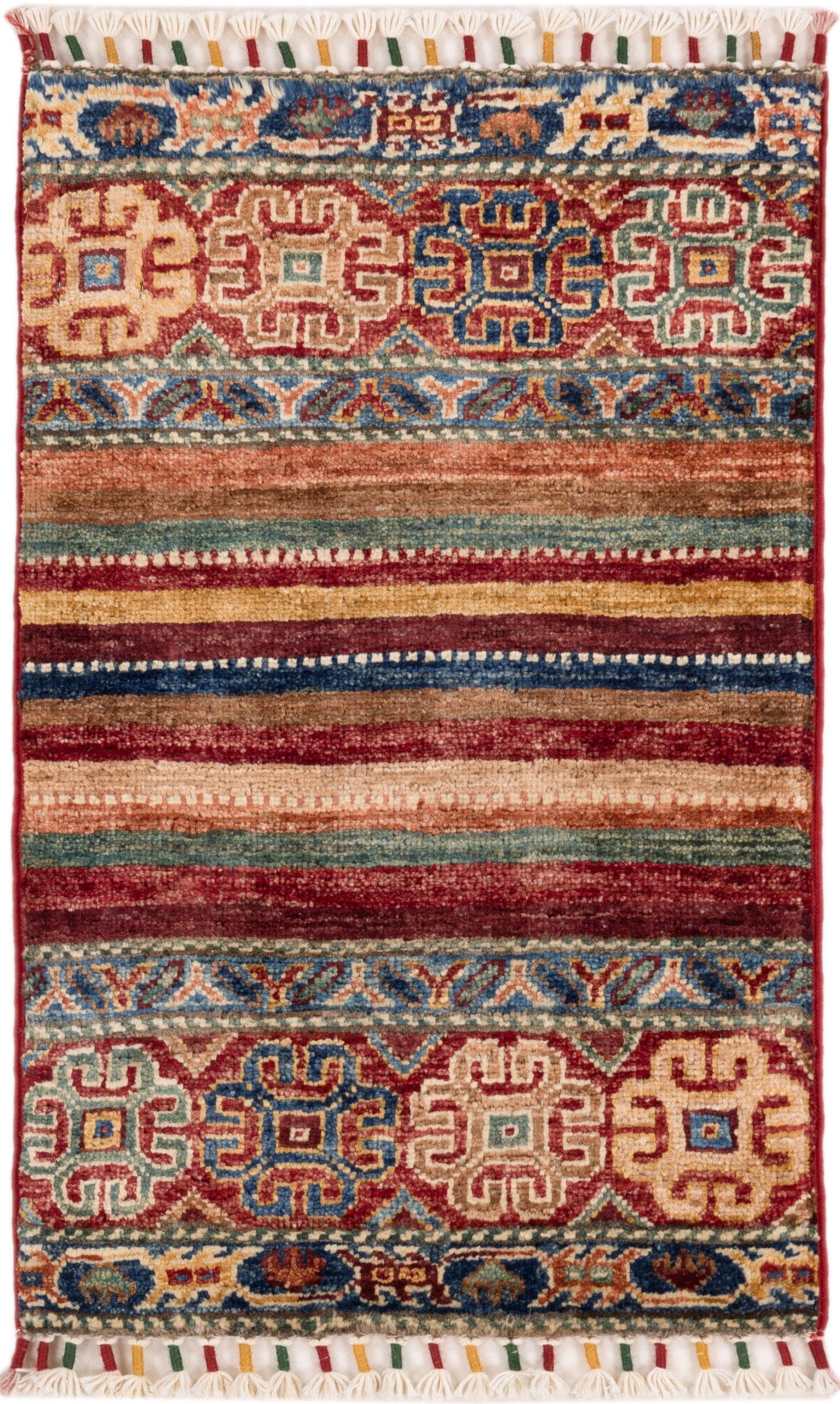 Tapis laine Pakistan Arijana 39x61 cm pour une descente de lit chaleureuse
