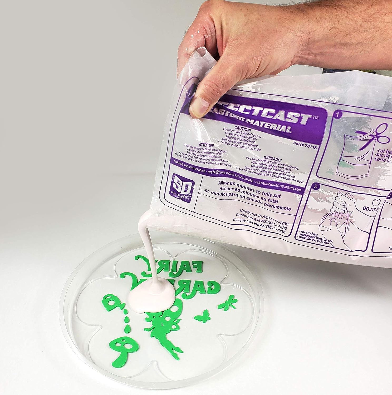 Skullduggery Fairy Garden Stepping Stone Kit