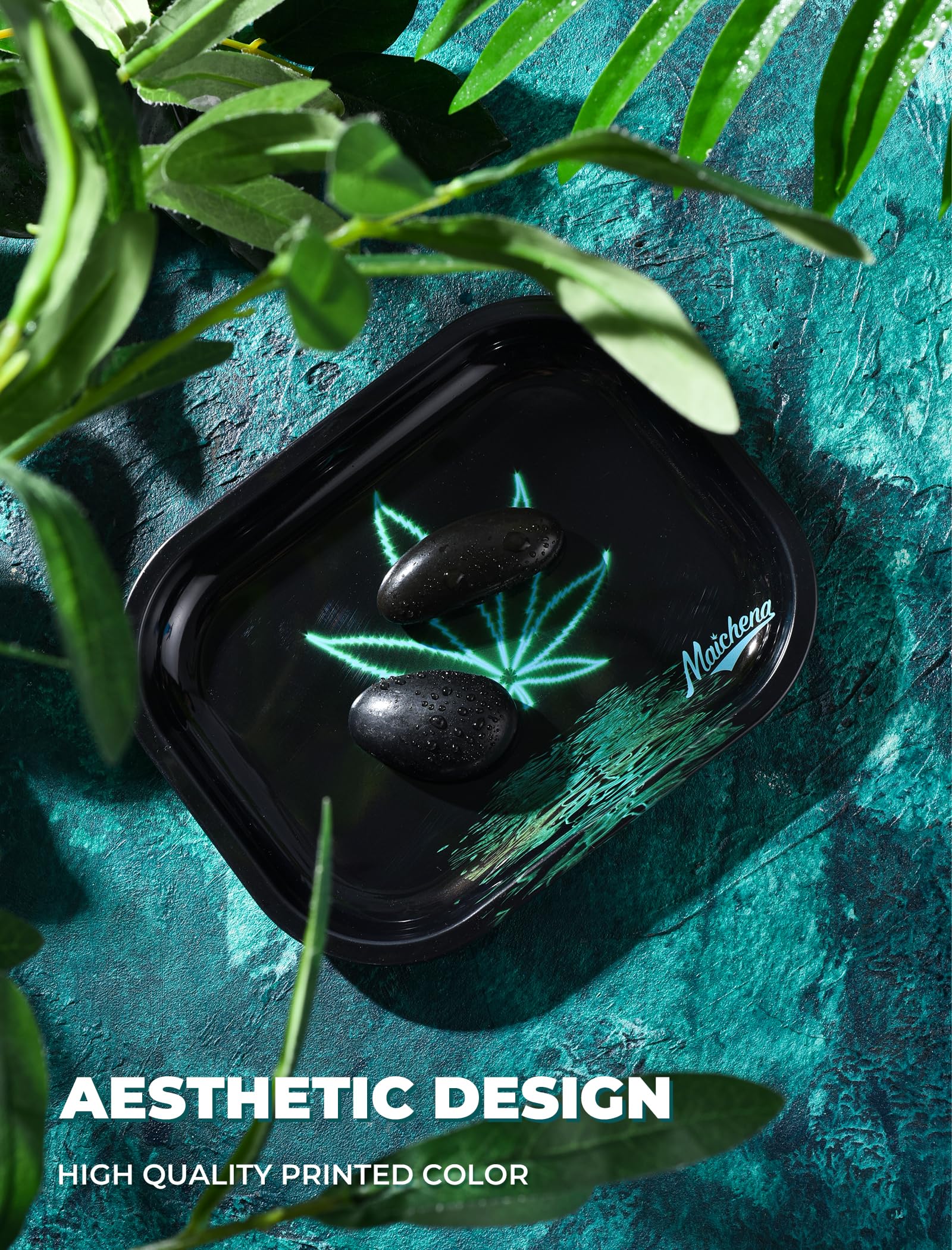 Premium Small Metal Rolling Tray, 7