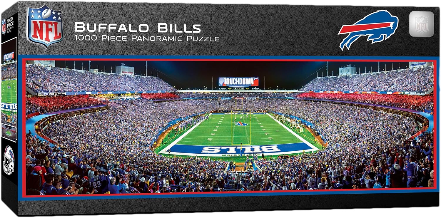 MasterPieces 1000 Piece Sports Jigsaw Puzzle - NFL Pittsburgh Steelers Endzone View Panoramic - 13"x39"