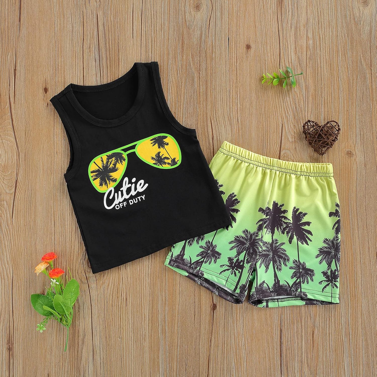 Toddler Boys Shorts Set Seaside Printed T-Shirt+Shorts 2Pcs Little Boy Outfits Summer Clothes Suit - Image 7