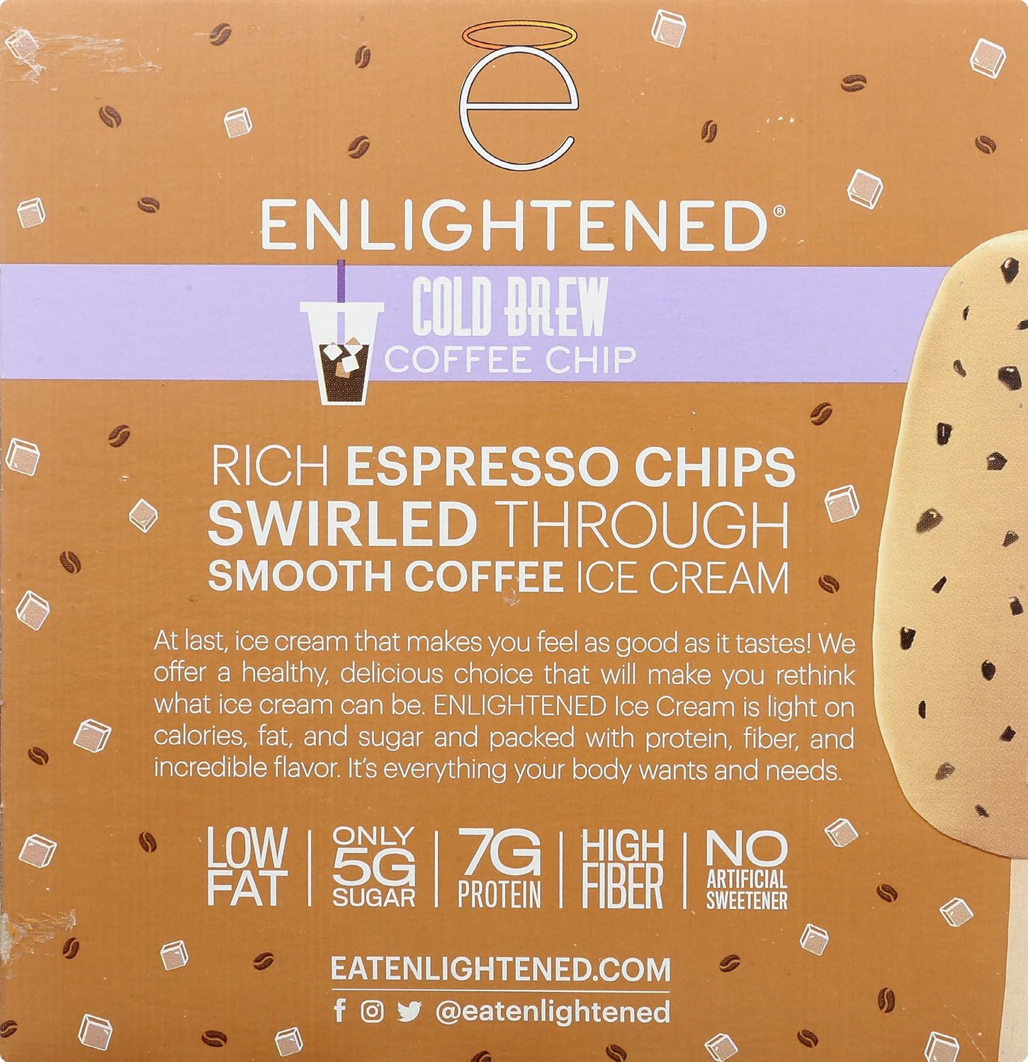 Enlightened, Ice Cream Bar Coffee, 3.75 Ounce, 4 Count