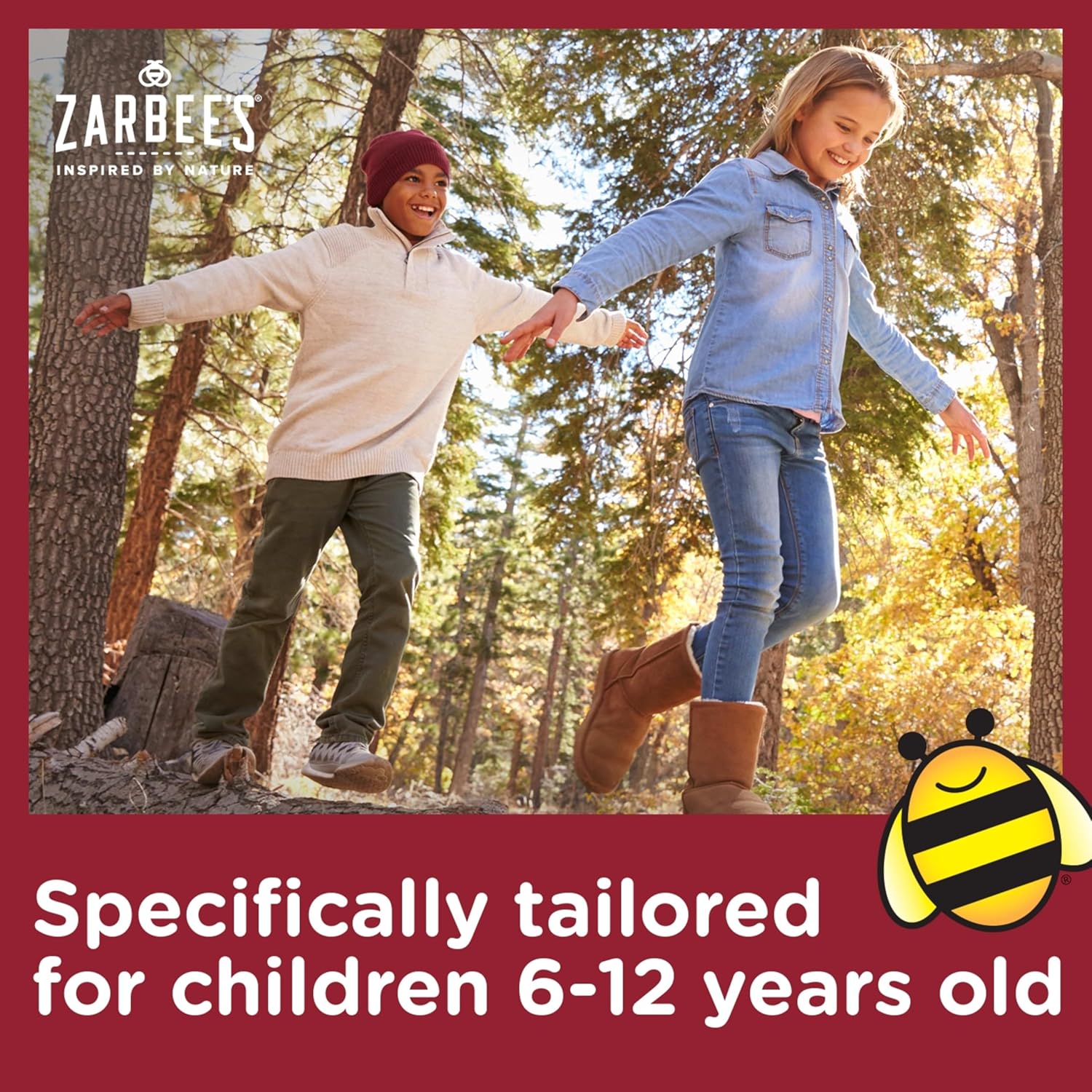 Zarbee's Children's All-in-One Honey Cough Syrup + Mucus,Throat & Nasal Day & Night Value for Kids 6-12 + Dark Honey,Ivy Leaf Extract,Zinc Turmeric Root-& B-Vitamins,Grape,4 fl. Oz,(Pack of 4)