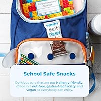 Vista 4 de Blake's Seed Based Barras de granola masticables, con chispas de chocolate (5 unidades), veganas, sin gluten, sin nueces y sin lácteos, aperitivos