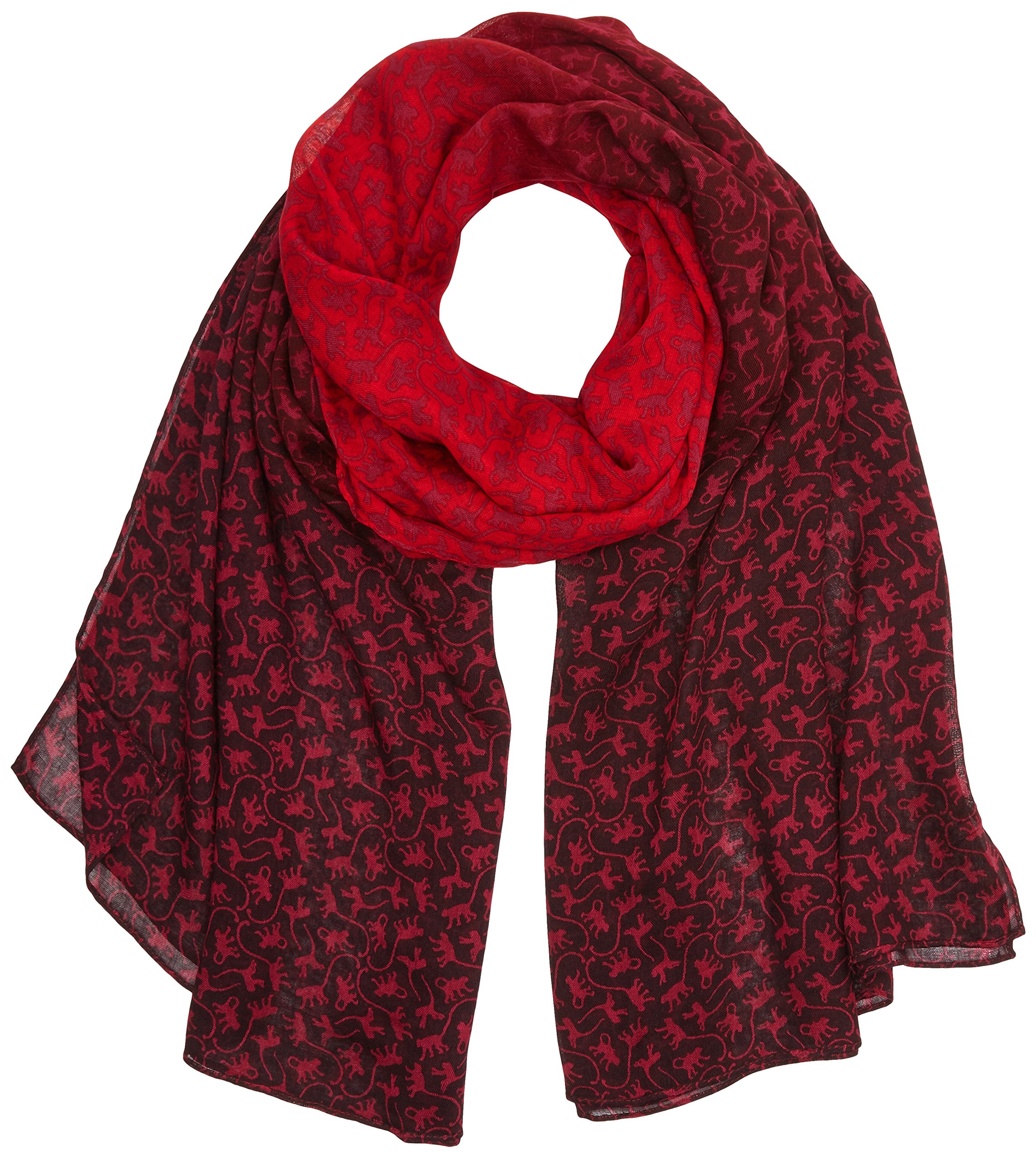 Kipling Kipling Women's Purple (Plum Berry Mm) Kipling Viscose Scarf Animal Print Scarf, One Size