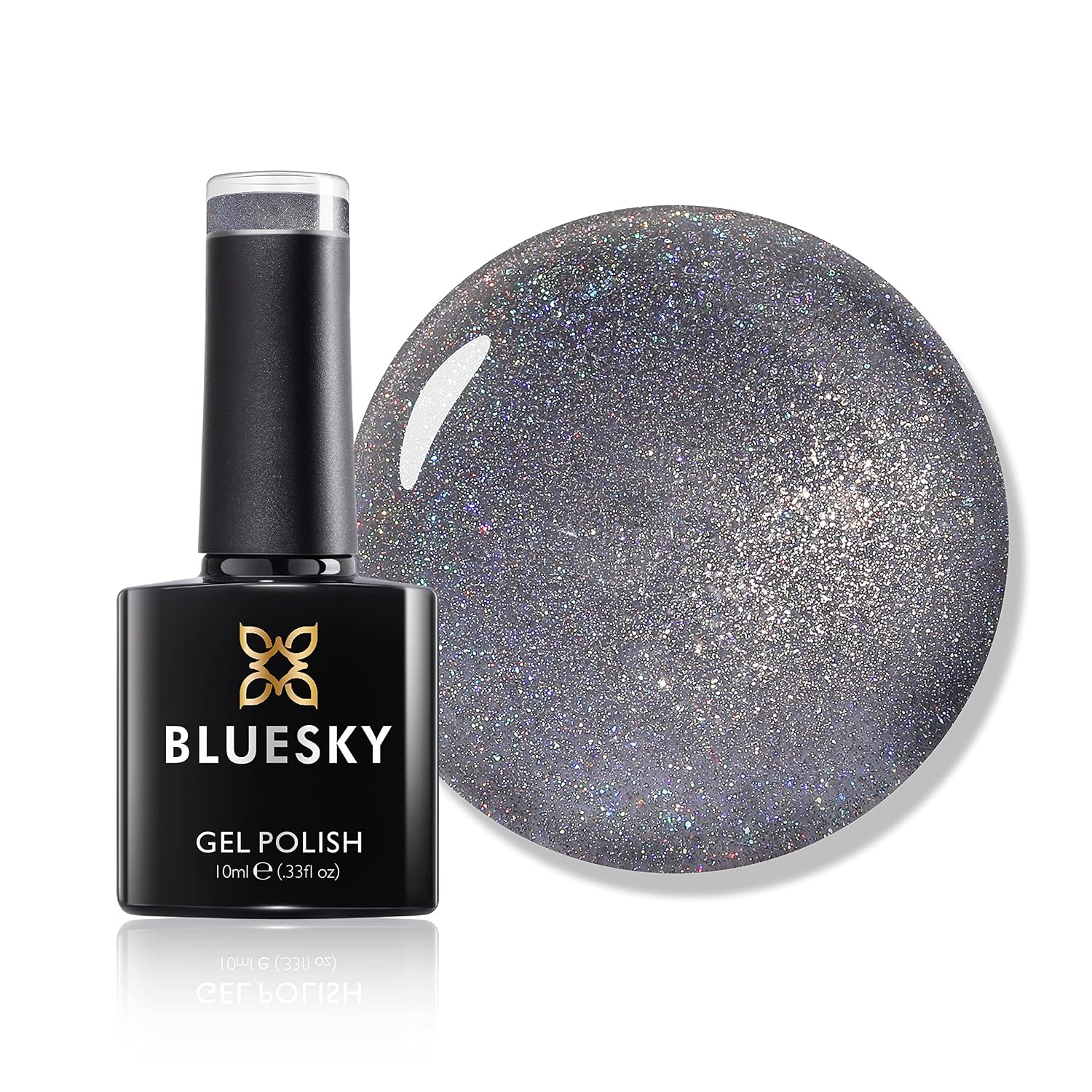 BLUESKY UV/LED Gel Polish, Evil Queen, CH20, 10ml, Requires curing under lamp