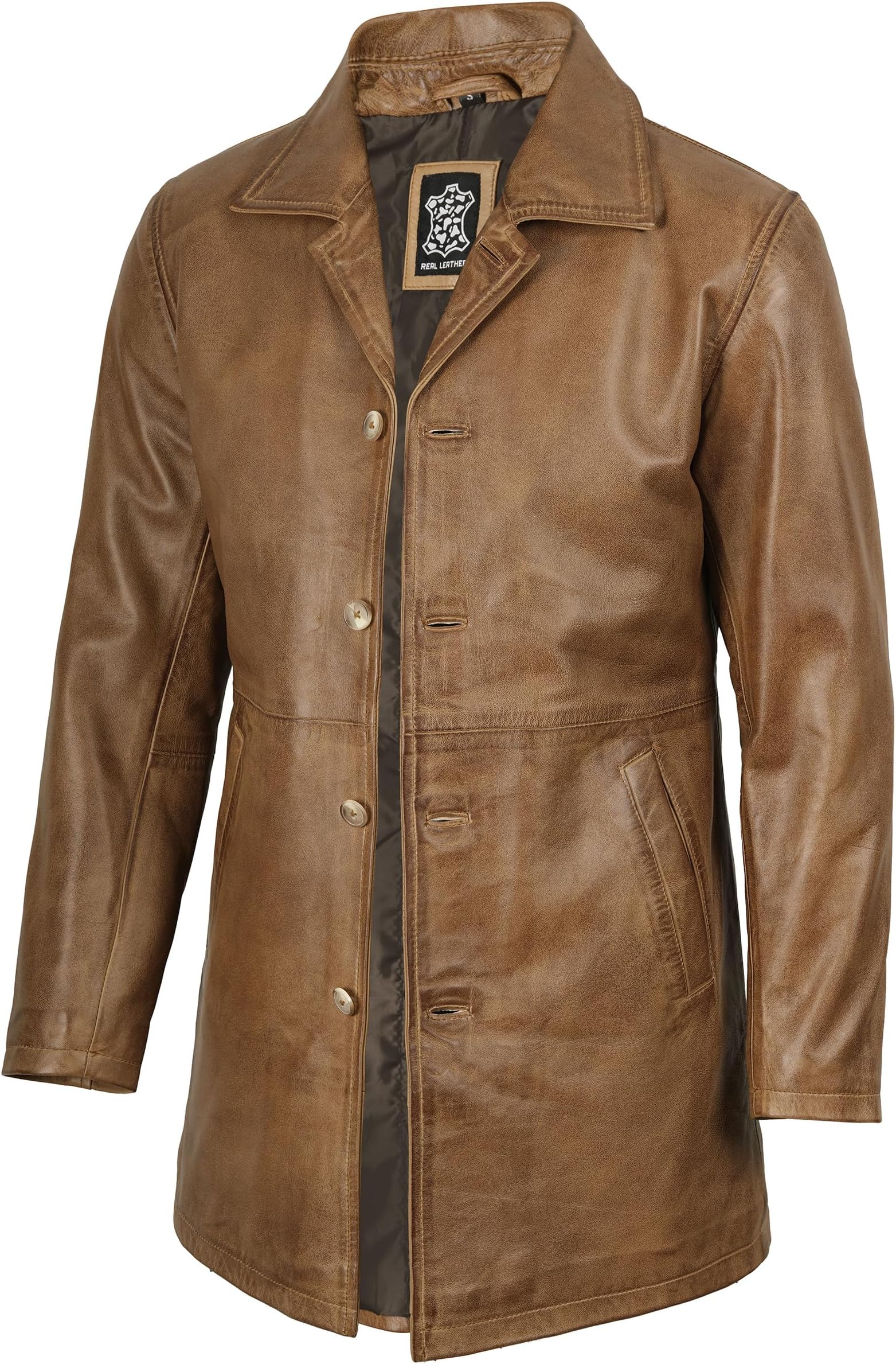 Fjackets Leather Jacket Mens Real Lambskin Leather Jackets For Men