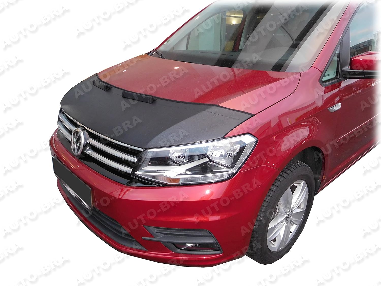 Hood Bra Front End Nose Mask for VW Volkswagen Caddy 2015-2020 Bonnet Bra STONEGUARD Protector Tuning