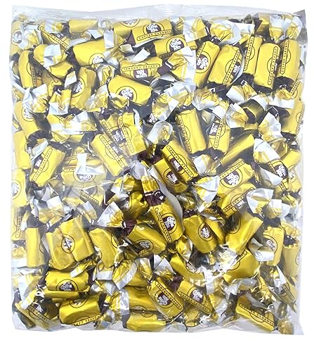 Coffee Rio Caramelos a granel, bolsa de 3 libras envueltos individualmente, caramelo kosher (caramelos de café)