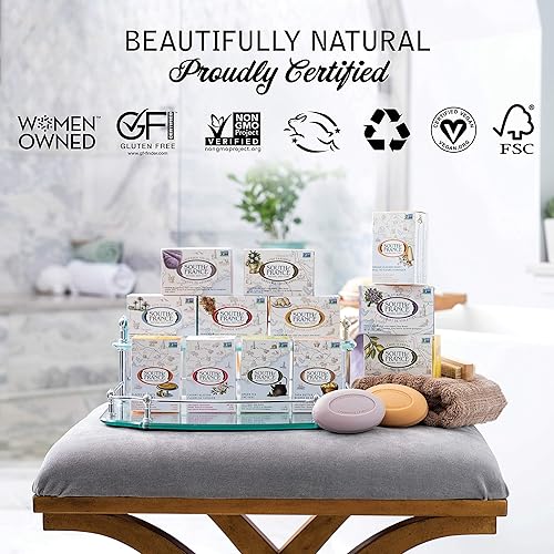 Miniatura 6 de South Of France Natural Body Care - Jabón en barra grande de 6 onzas molido, triple molido (paquete variado 1, 8 barras)