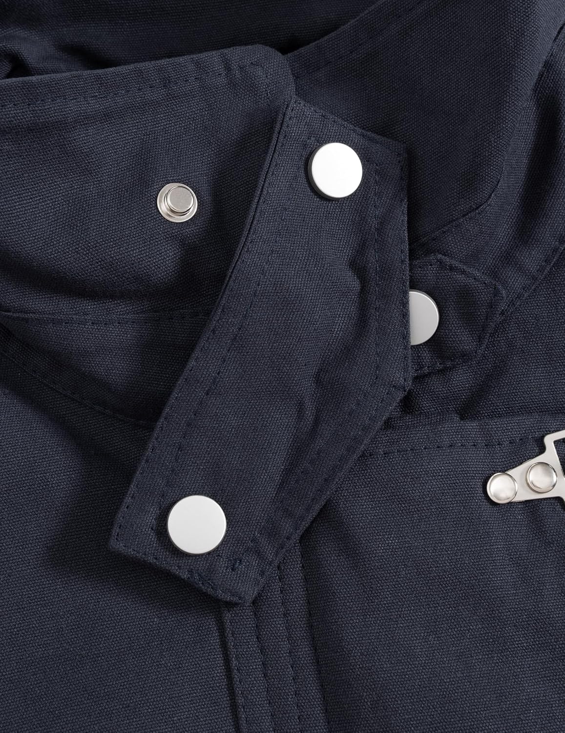 Vamtac Clasp Jacket Men Vintage Casual Jackets Asymmetrical Fireman Bomber Jacket Collar Worker Coats