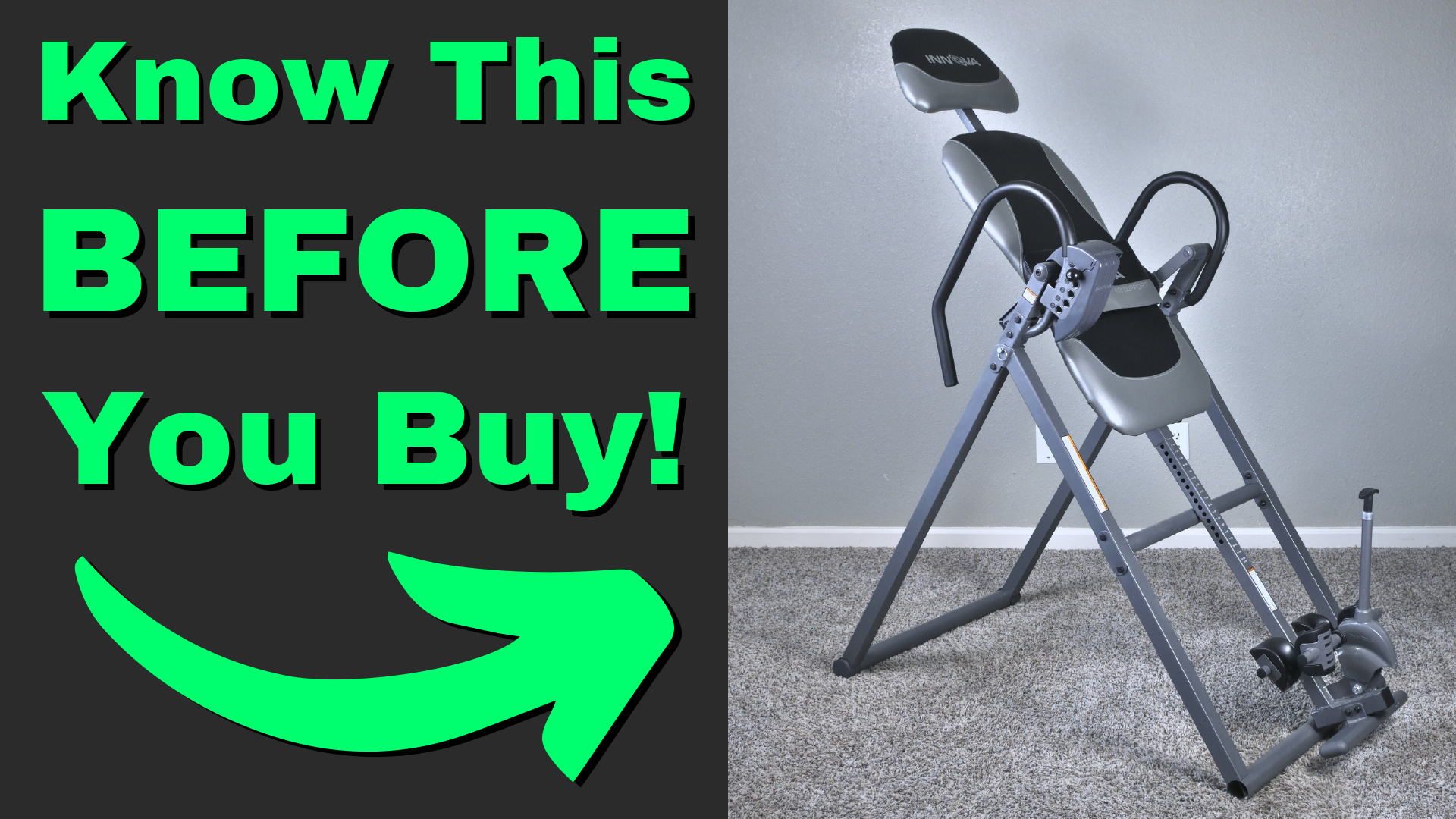 Watch Here's The ONE Issue With This Innova Inversion Table on Amazon Live