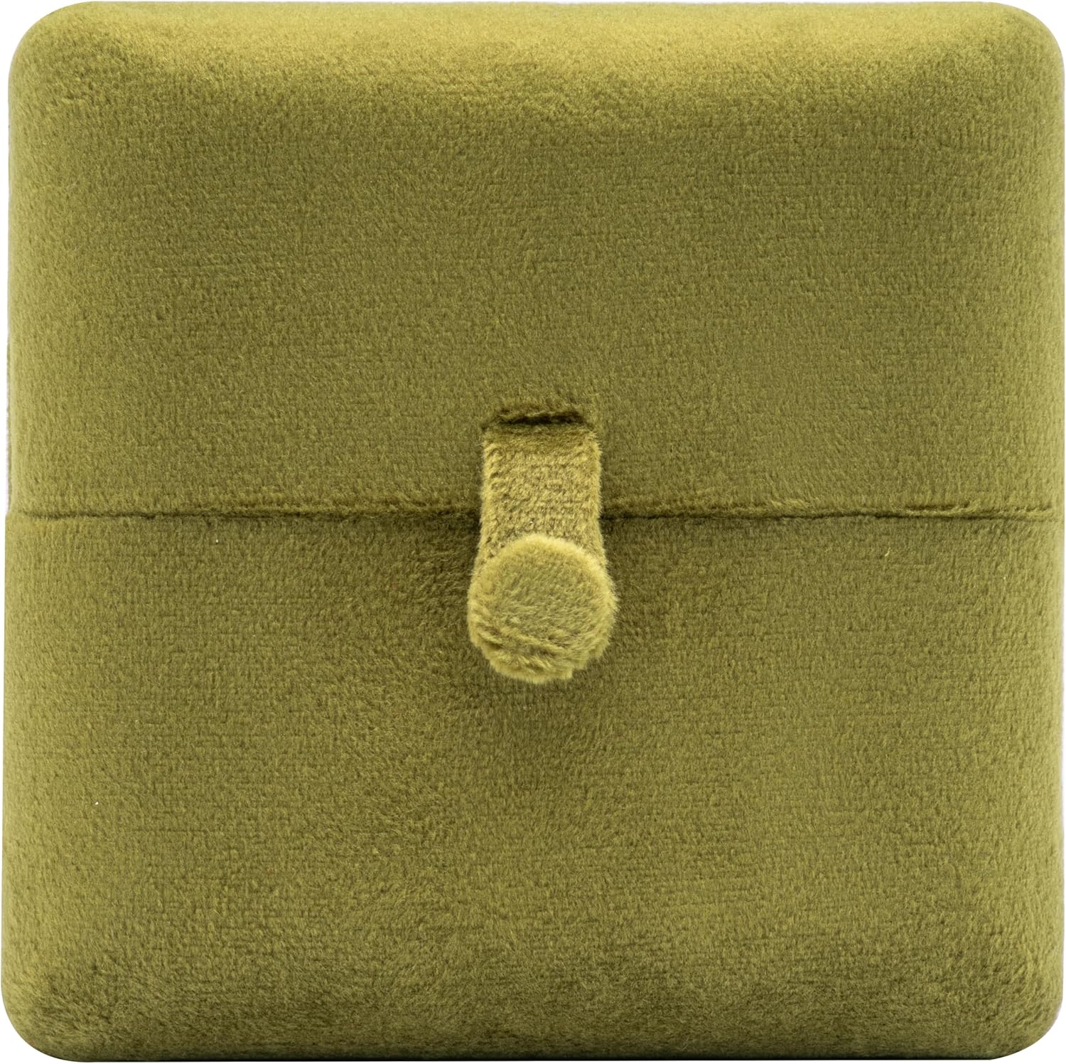 Velvet Necklace Pendant Gift Box Jewelry Display Storage Case (Olive Green) image 5