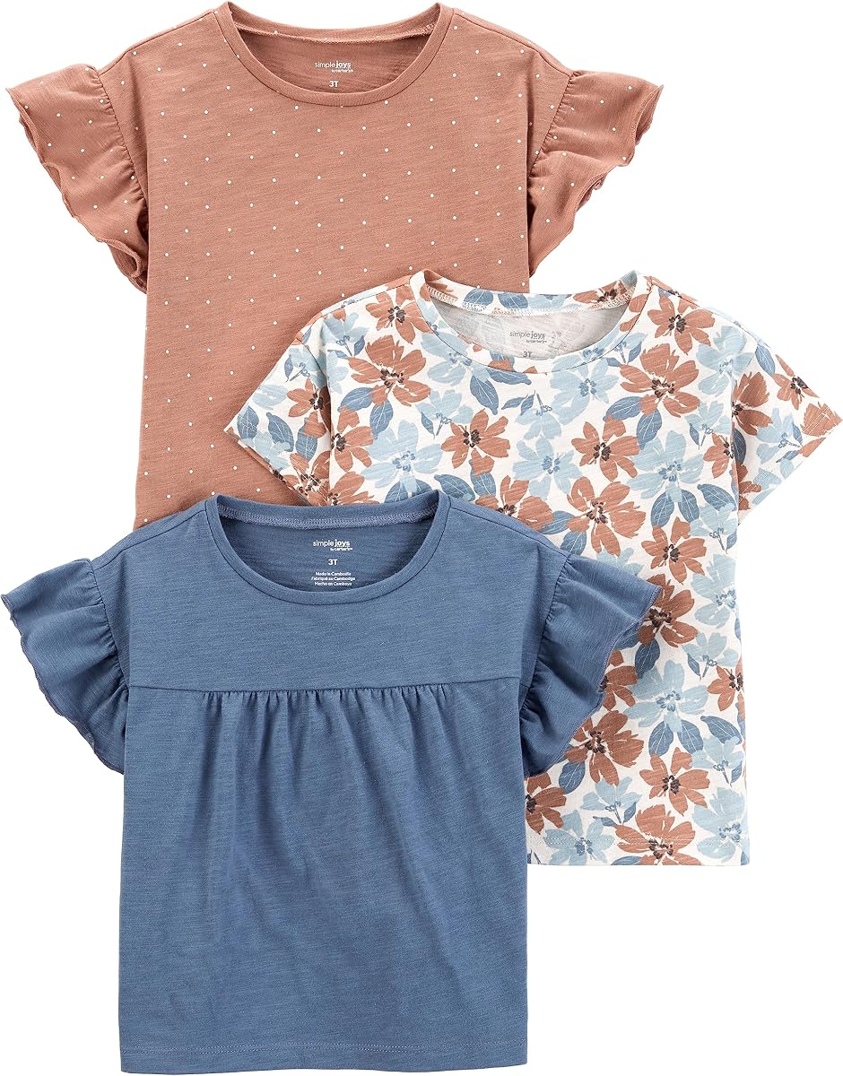 Simple Joys by Carter's Baby-Girls 2-Pack Short-Sleeve Tee Shirts