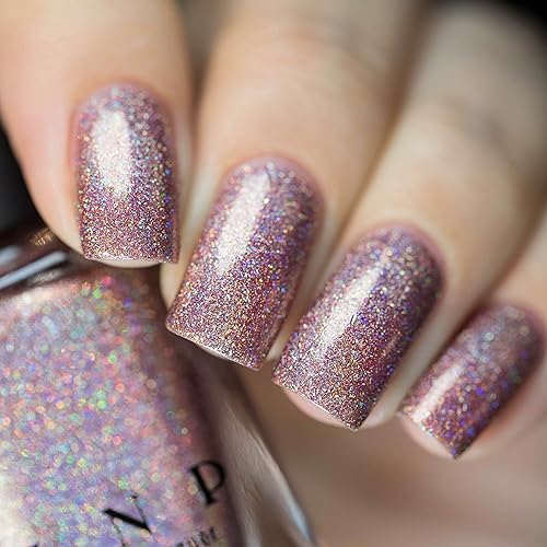 Miniatura 1746 de ILNP Madison Ave Esmalte de uñas holográfico metálico rosa antiguo