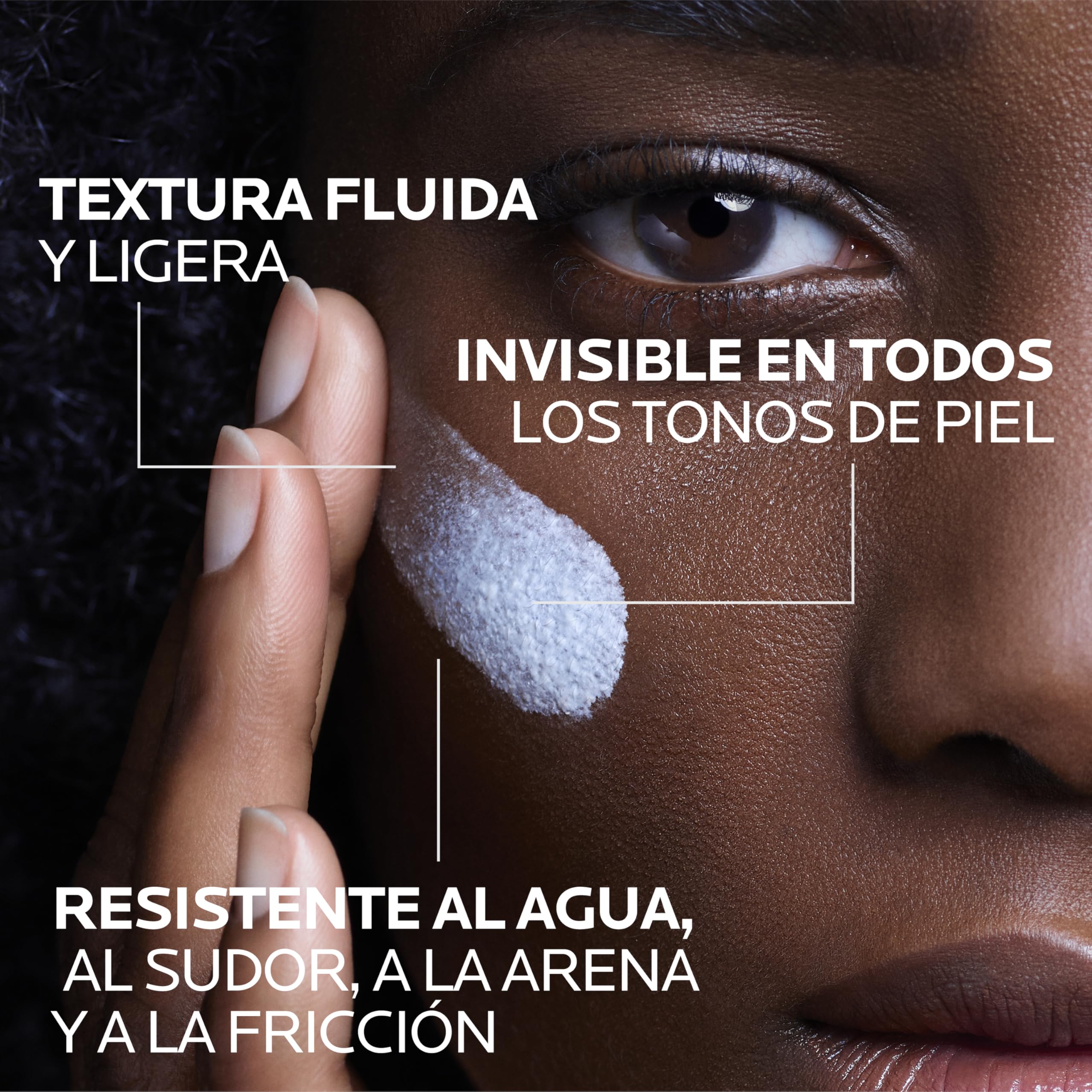 La Roche-Posay Protector Solar Anti-Manchas SPF 50+, Fórmula con Mexoryl 400, Fluido Invisible, Anthelios UV-MUNE 400, 50 ml