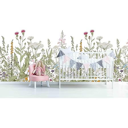 Amazon Co Jp Fleefilo はがせる壁紙 壁紙シール 庭園 柄 壁 シール リメイクシート 大きい サイズ 子供部屋 Diy Fl1148 Fl1148 360cm X 260cm ホーム キッチン