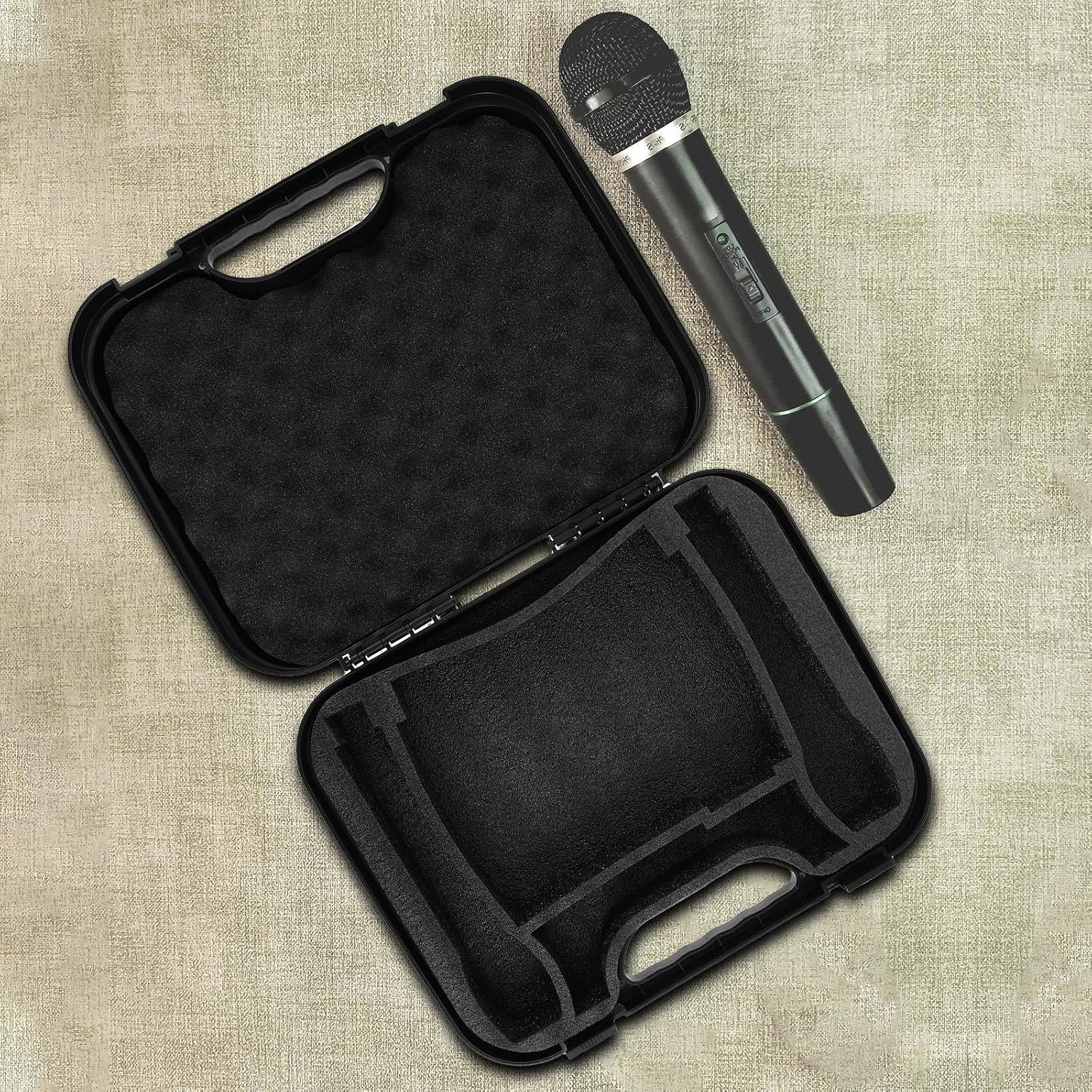 HANABASS Portable Handheld Microphone Storage Box for Recording Travel image 5