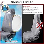 Walser Sitzaufleger Multicover, universal Auto-Sitzauflage, waschbarer Autositz-Überwurf grau – Produktbild 11