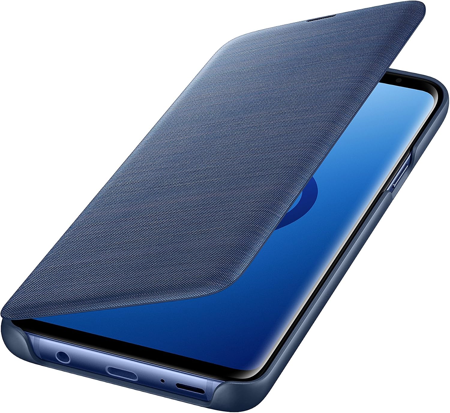 Samsung Galaxy S9+ LED View Wallet Case, Blue
