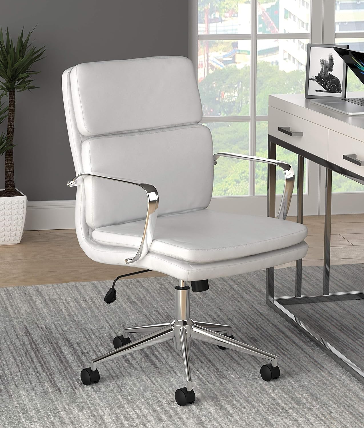 Coaster Furniture Standard Back Upholstered White Zambia Ubuy