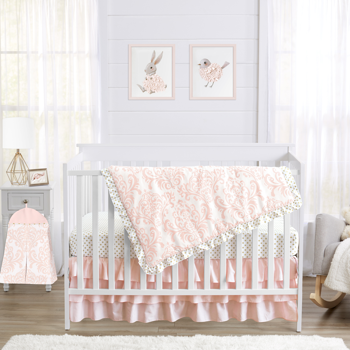 Sweet Jojo Designs Blush Pink Yellow Vintage Floral Boho Girl Toddler Pillow with Pillowcase 13x18 in. Bohemian Shabby Farmhouse - Bed Bath & Beyond - 41897210