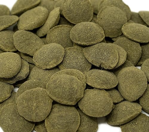 Miniatura 5 de Aquatic Arts Obleas de algas (8 onzas) Comida para hundir camarones de acuario vivos, peces (Pleco/tetra), caracoles y comederos de fondo | Alimento