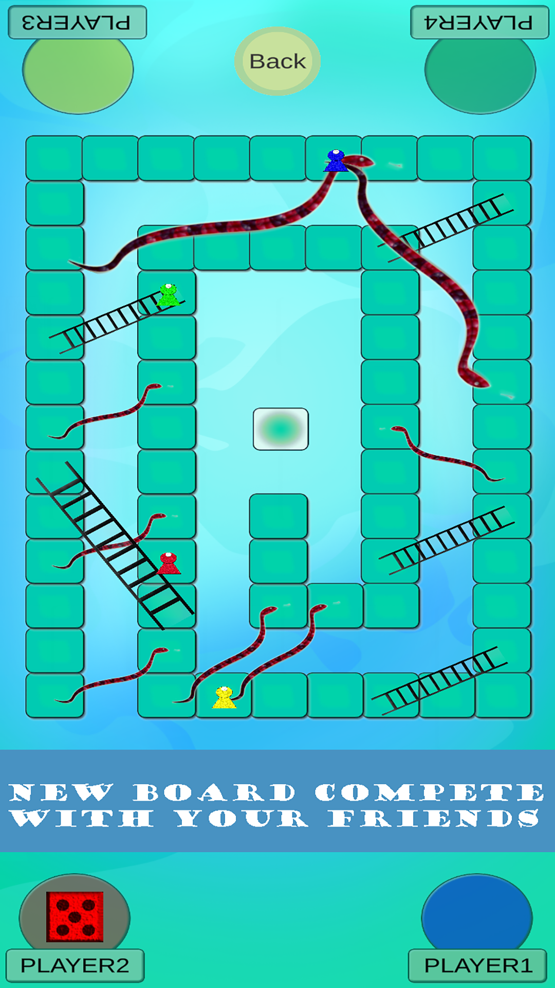 Snakes and Ladders New Theme Free Board Games App on the Amazon
