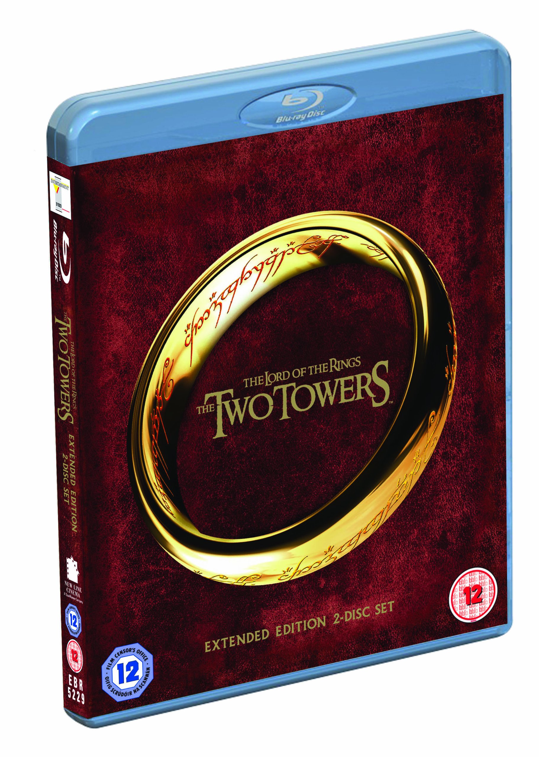 The Lord Of The Rings - The Two Towers (Extended Edition) (Blu-ray, 2012)