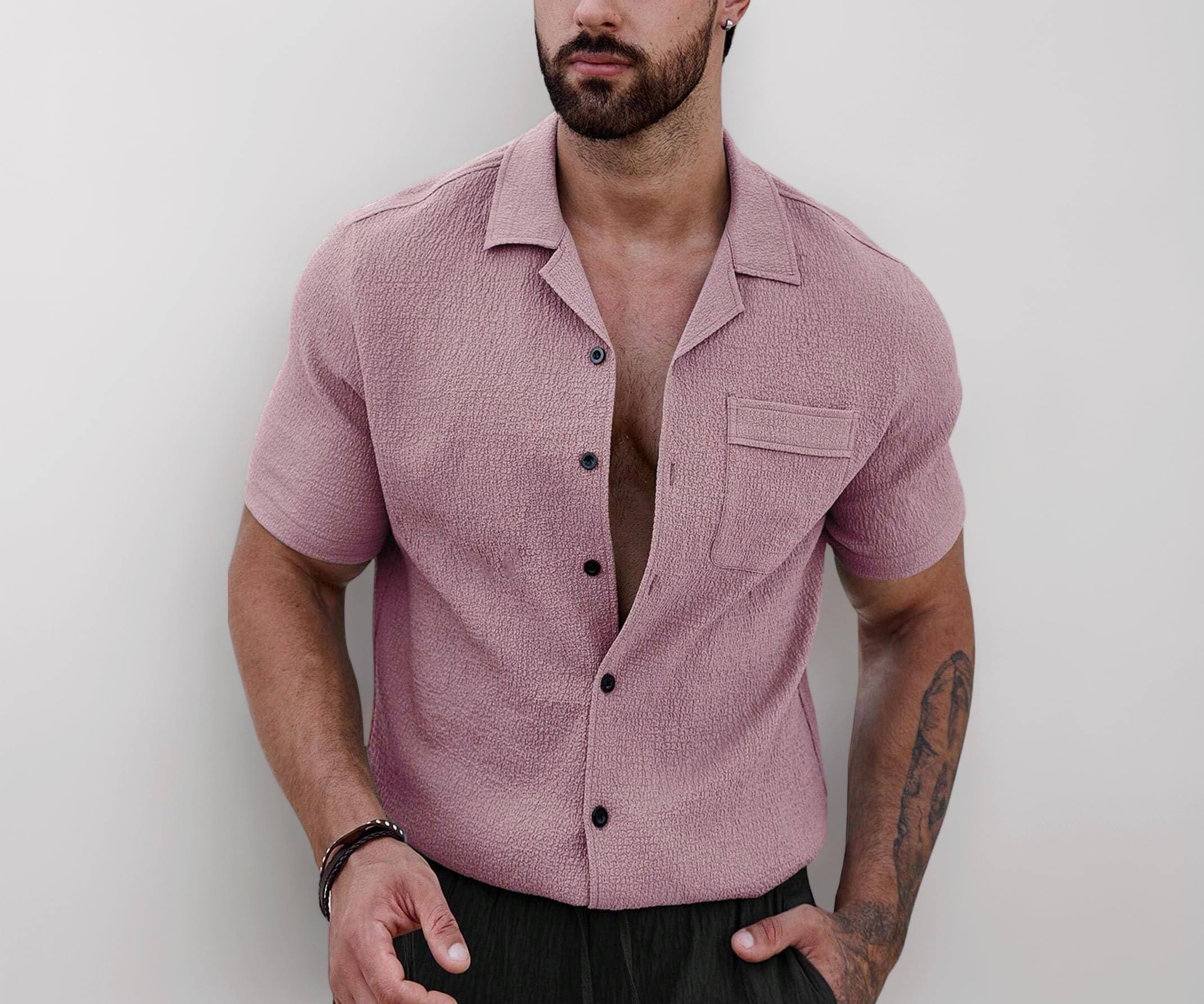 Lymio Shirt for Men || Casual Regular Fit Stylish Shirt || Available in Combo Pack of 2 (D-16-23)