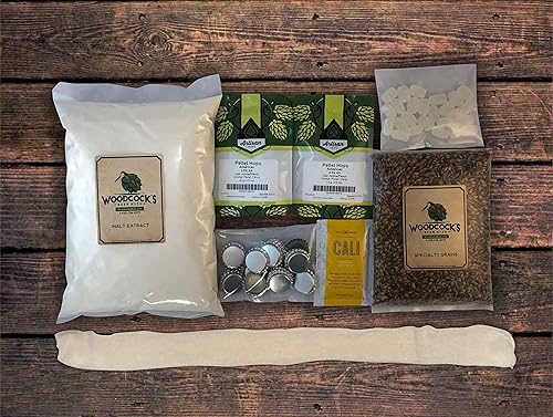 Miniatura 2 de Kit de ingredientes de fabricación de cerveza de Porter robusto de 2 galones, kit completo de elaboración de cerveza contiene todos los ingredientes