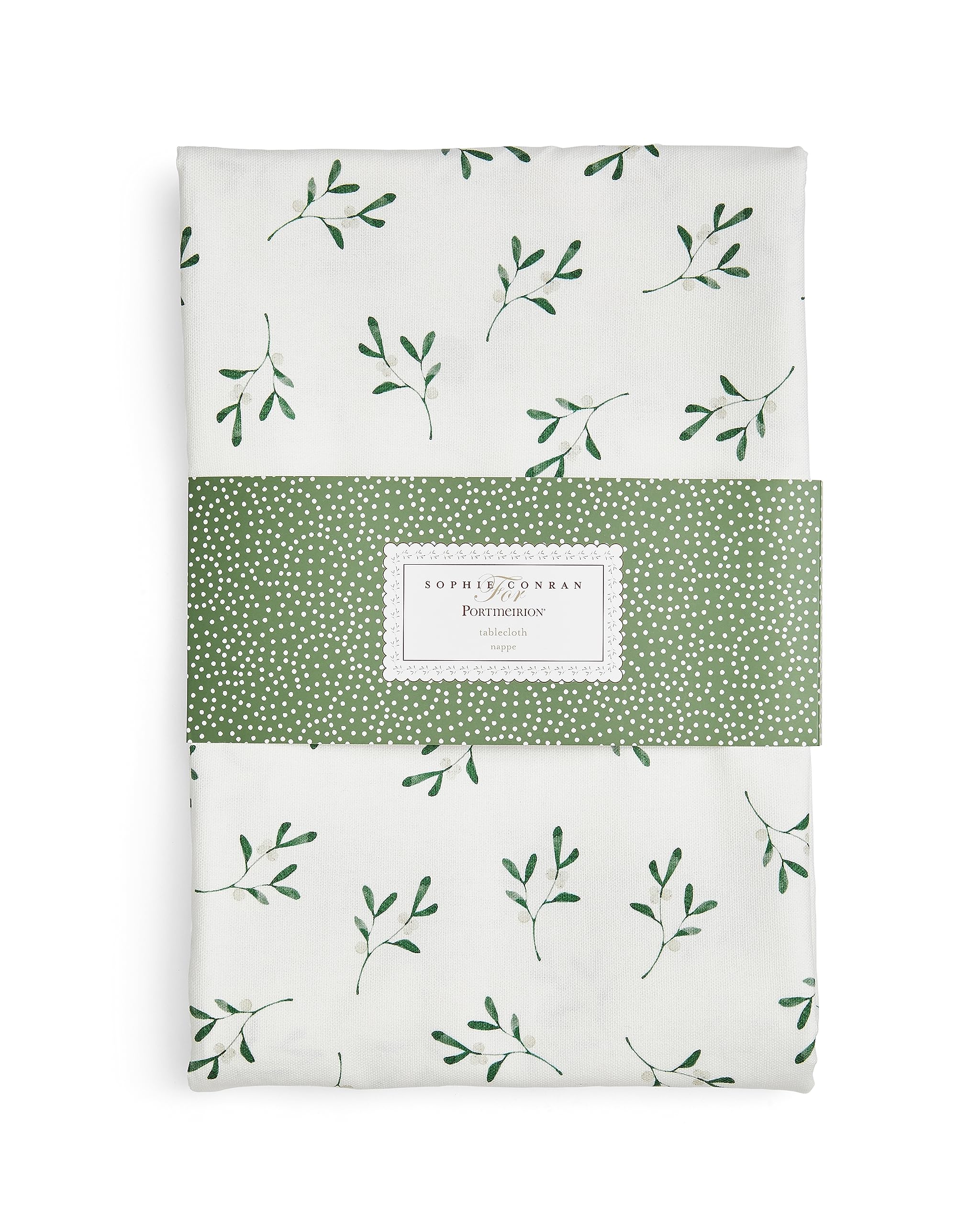 Portmeirion  Sophie Conran Mistletoe Tablecloth - White