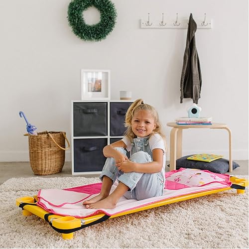 Vista 2 de Wildkin - Tapete para tomar la siesta, moderno y todo en uno, con almohada para infantes (niñas o niños), tamaño perfecto para la guardería