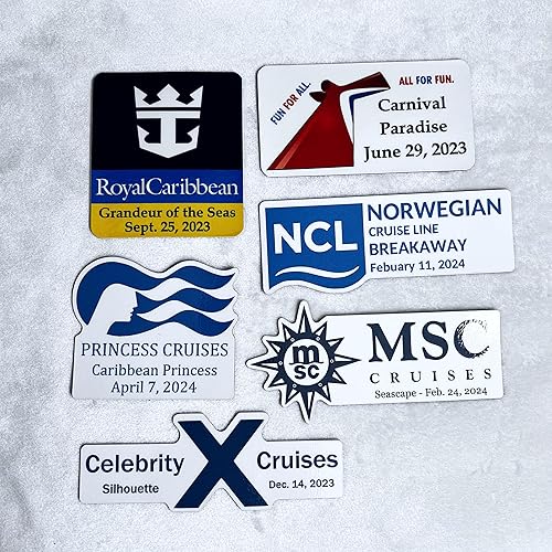 1 Cruise Door Decoration, Cruise Magnet Sign, Family Vacation Personalized, Royal Caribbean Carnival, Refrigerator Custom Keepsake Stateroom