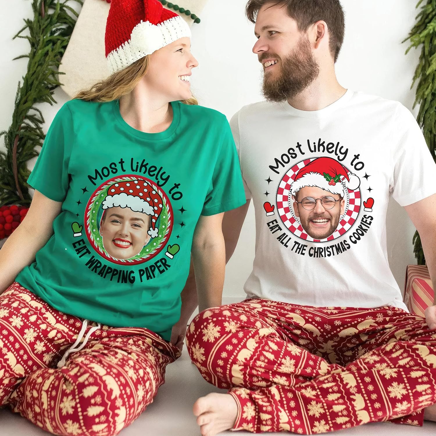 Mit & Mia Custom Your Own Christmas Shirt Custom Family Shirt for Christmas Personalized Family Bootleg Shirt - Image 7