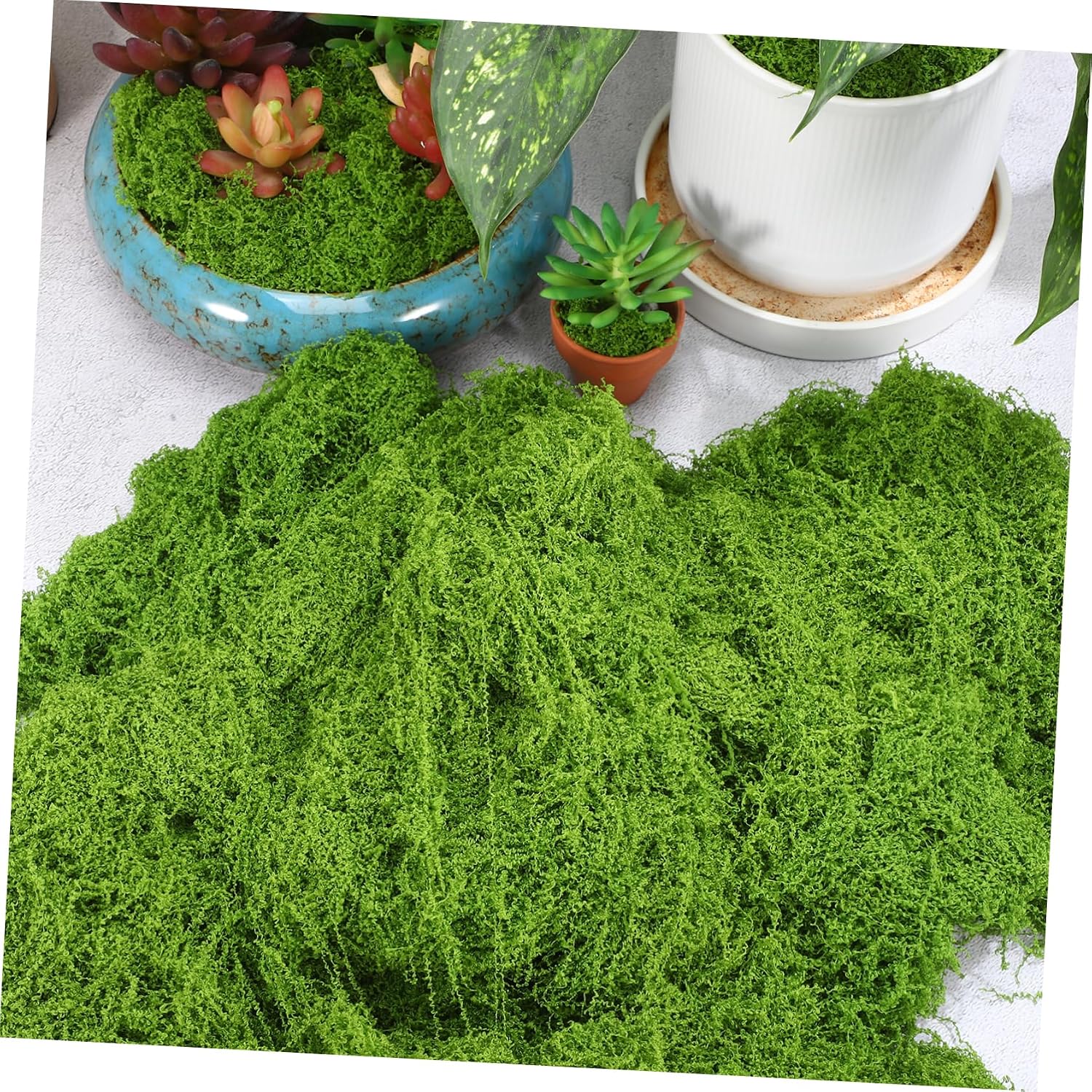 Realistic Artificial Fake Moss for Crafts and Decoration 1 Bag