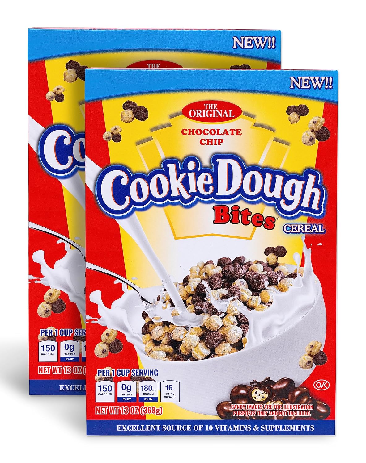 Chocolate Chip Cookie Dough Bites Cereal Chocolate Cereal