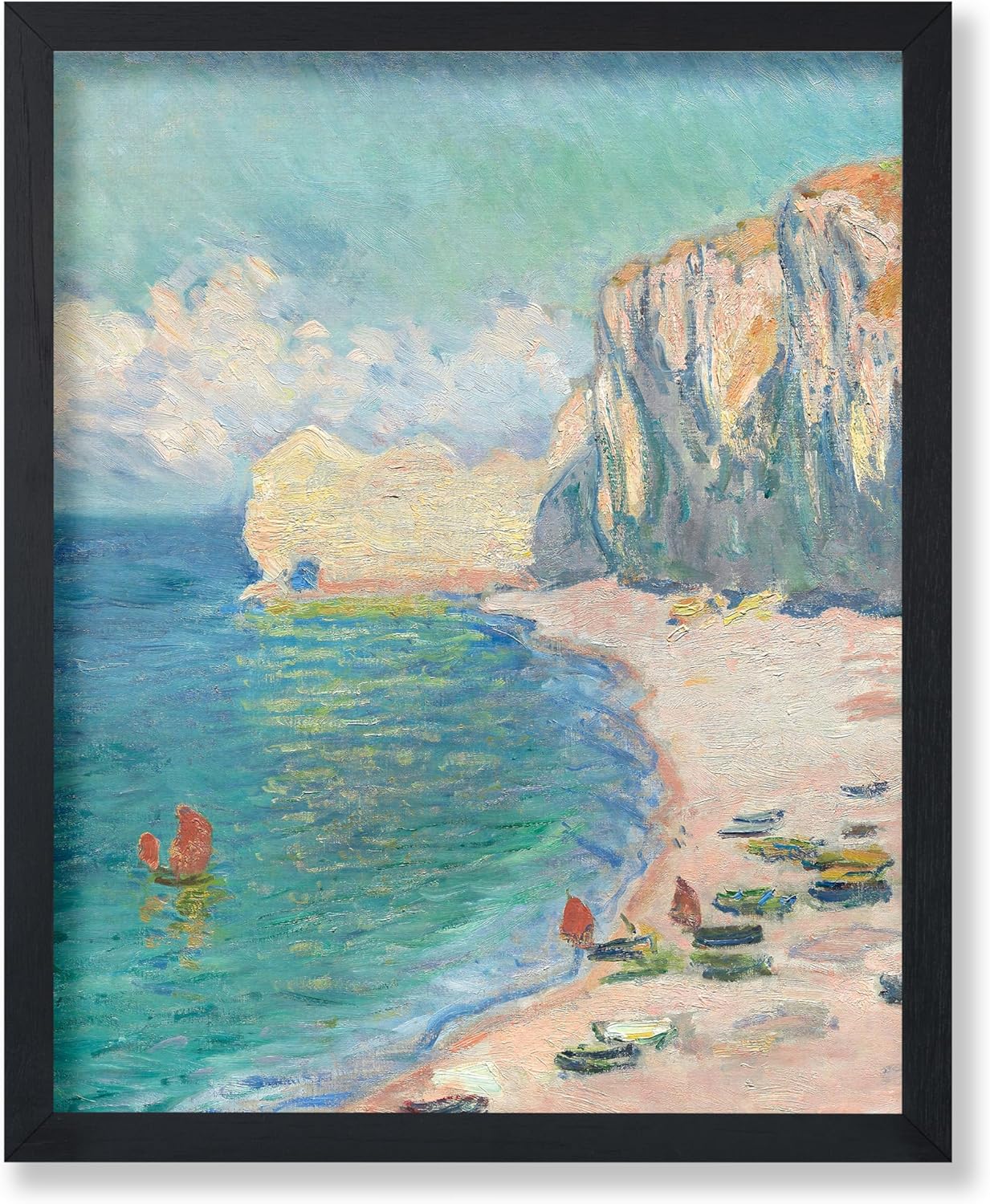 Poster Master Vintage Claude Monet Poster - Retro Water Lilies Painting Print - Impressionism Art - Gift for Men, Women - Floral Wall Decor for Bedroom, Living Room, Office - 16x20 UNFRAMED Wall Art
