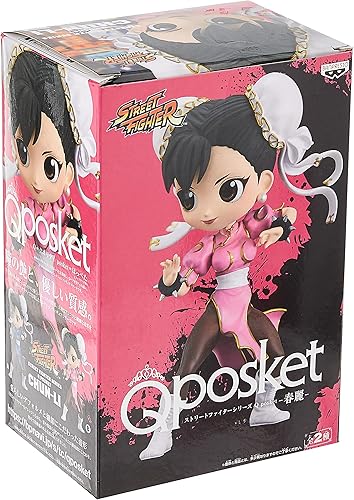 Miniatura 4 de Banpresto 16091 Street Fighter Q posket Chun Li Ver. B (rosa) Figura