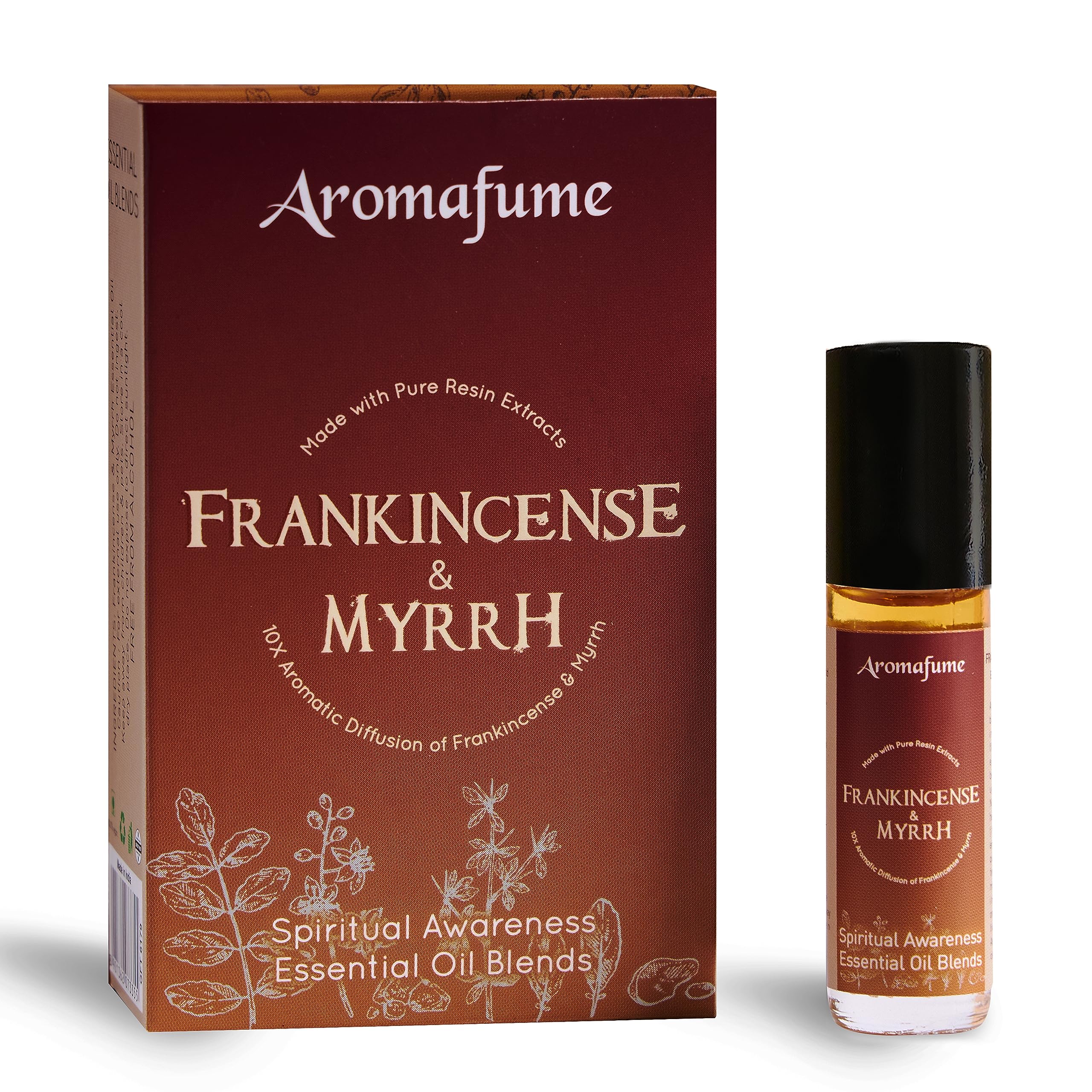 Frankincense&Myrrha Resin Essential Oil Roll-On Blend by Aromafume