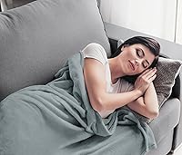 Vista 571 de Utopia Bedding - Manta de vellón de lujo, mullida, antiestática; manta de suave microfibra de 8.8 oz/yd² (300 g/m²) para sofá y cama; tamaño Gris