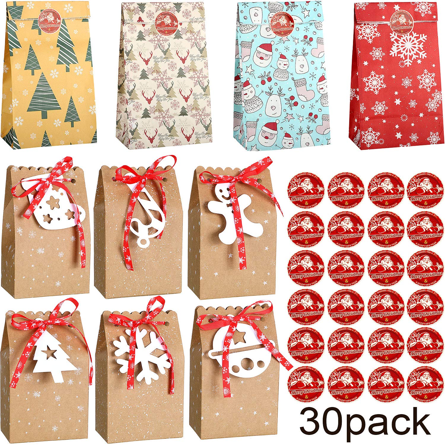 reusable holiday gift bolsas