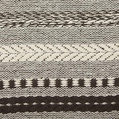 Vista 85 de DII Farmhouse - Camino de mesa trenzado a rayas, 15x72, azul marino