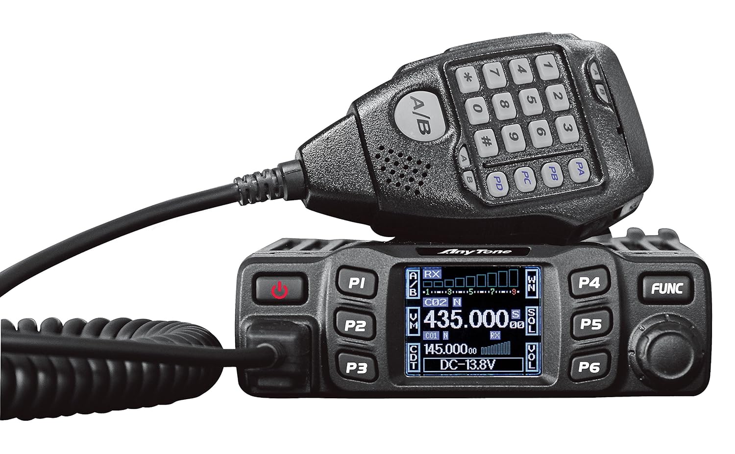 AnyTone AT-778UV Dual Band Transceiver Mobile Radio VHF Uhf Two Way Radio