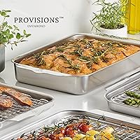 Vista 6 de Hestan Provisions OvenBond – 9" x 13" Tri-ply Rectangular Baker Pan